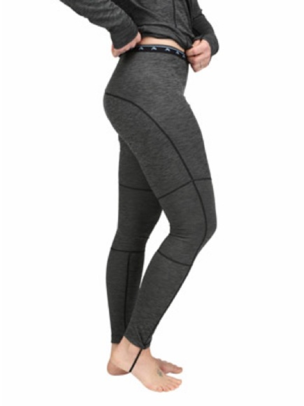 Simms Women's Lightweight Core Bottom Legging High Waisted in Gray M